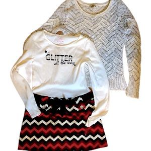 🏷CRB Dress & Lucky Brand Sweater - Size 18